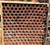 Reclaimed Terracotta Clay Pipes